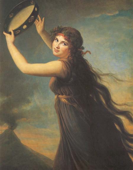 elisabeth vigee-lebrun Portrait of Emma, Lady Hamilton